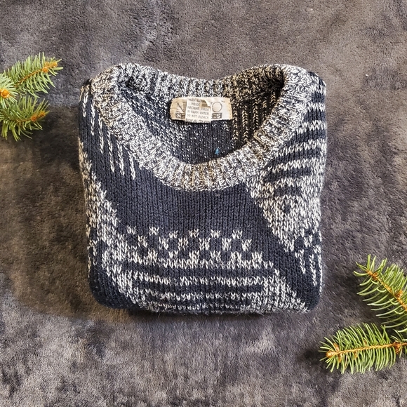 Vintage Nuovo 80's Sweater Black & White - Retro - Picture 9 of 9